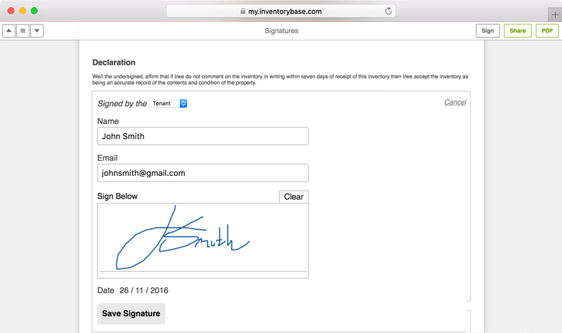 Collect Digital Signatures